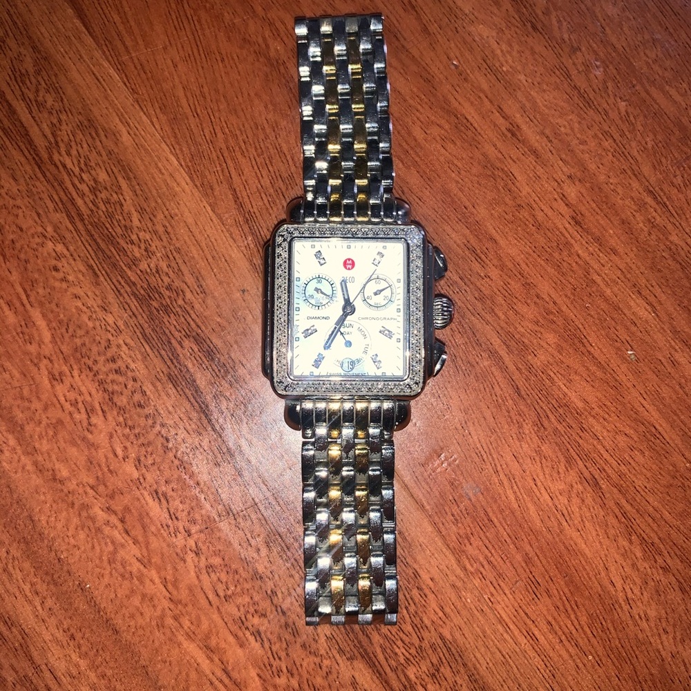 diamond michele watch